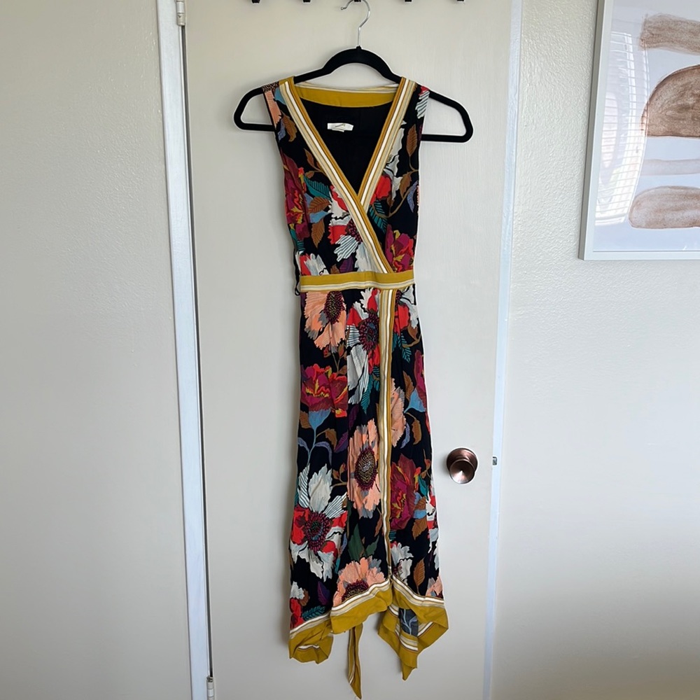 Anthropologie midi dress